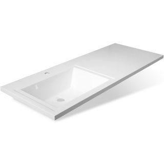 Подвесная тумба под раковину Misty Коломбо 120 L УТ000015589 56 см Дуб Галифакс Антрацит